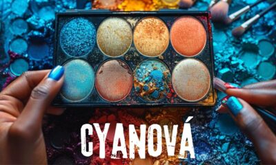 cyanová